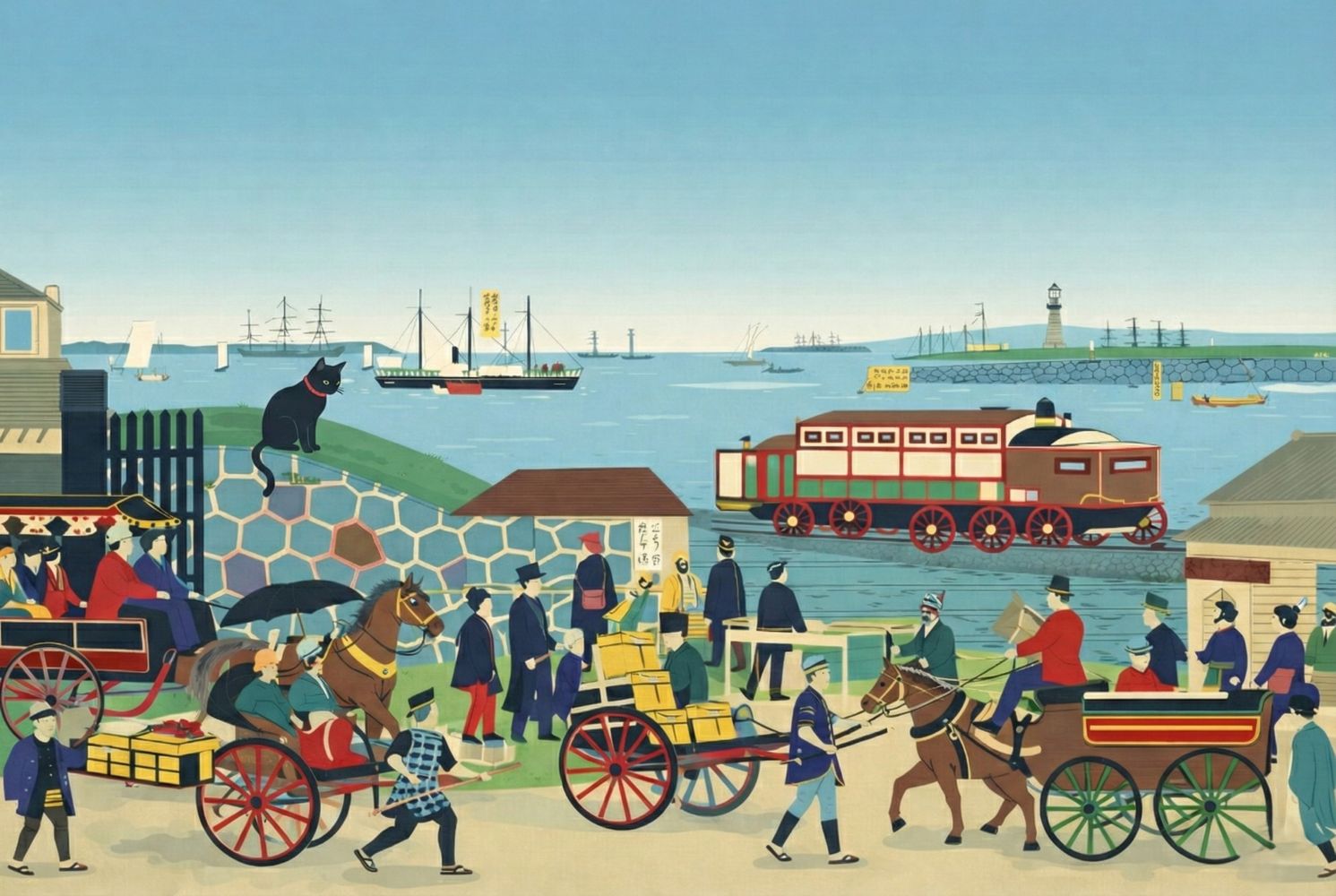 Ukiyo-e → Illustration